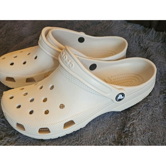 Crocs Unisex Classic Clog - Bone -10Men /12 Women-Brand NEW main image 4